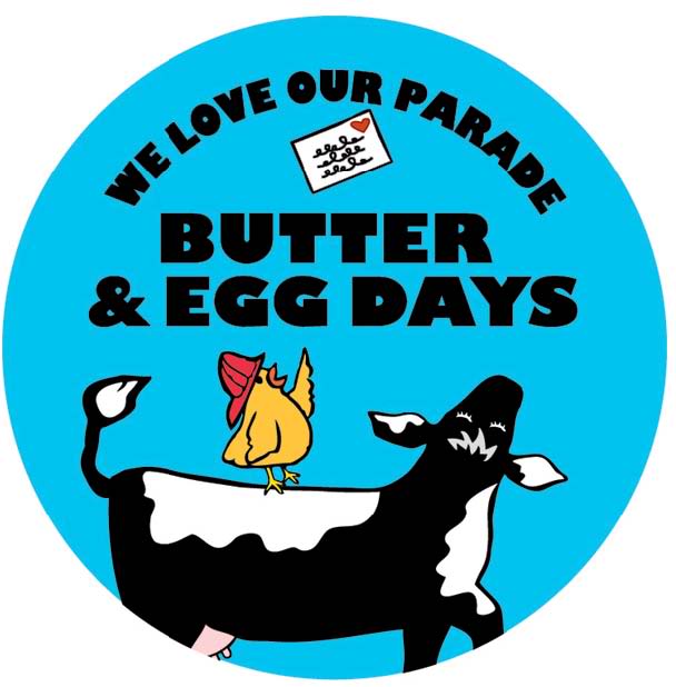 butter and eggs button