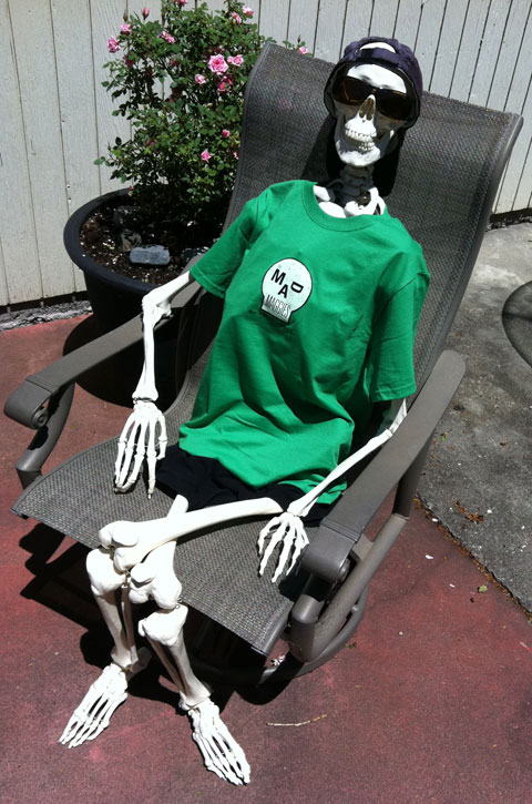 death's brother on patio
