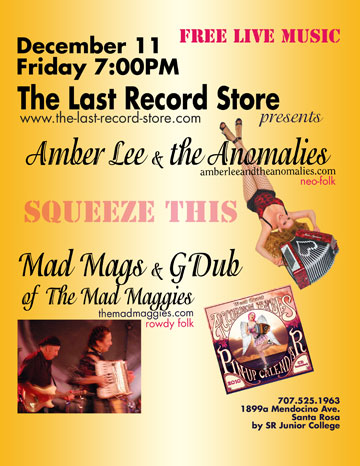 last record store gig  poster