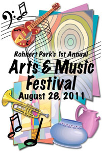 rohnert park art and music fest poster
