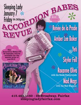 accordion babe revue poster