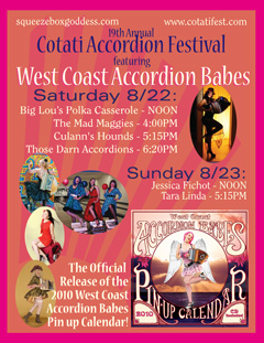 west coast accordon babes at Cotati